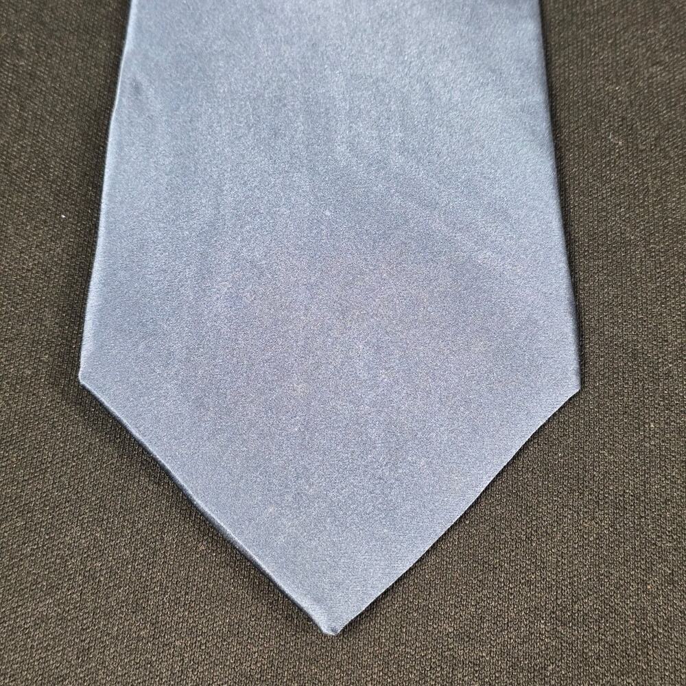 The Arrow Company Tie Men's Light Blue 100% Silk Solid Necktie